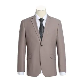Alessandro Vitello by Renoir Gray Slim Fit 2-Piece Single Breasted Notch Lapel Suit 201-103