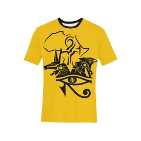 ANUBIS AND HERU YLW Men's All Over Print T-Shirt