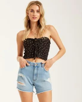 Billabong How Bout That Faded Denim Shorts - Women's