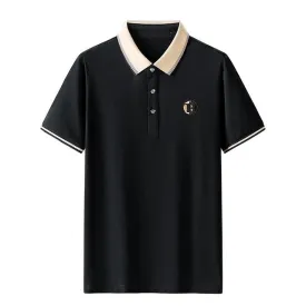 Business Casual Short Sleeve Men Fashion Solid Color T-shirt TS316