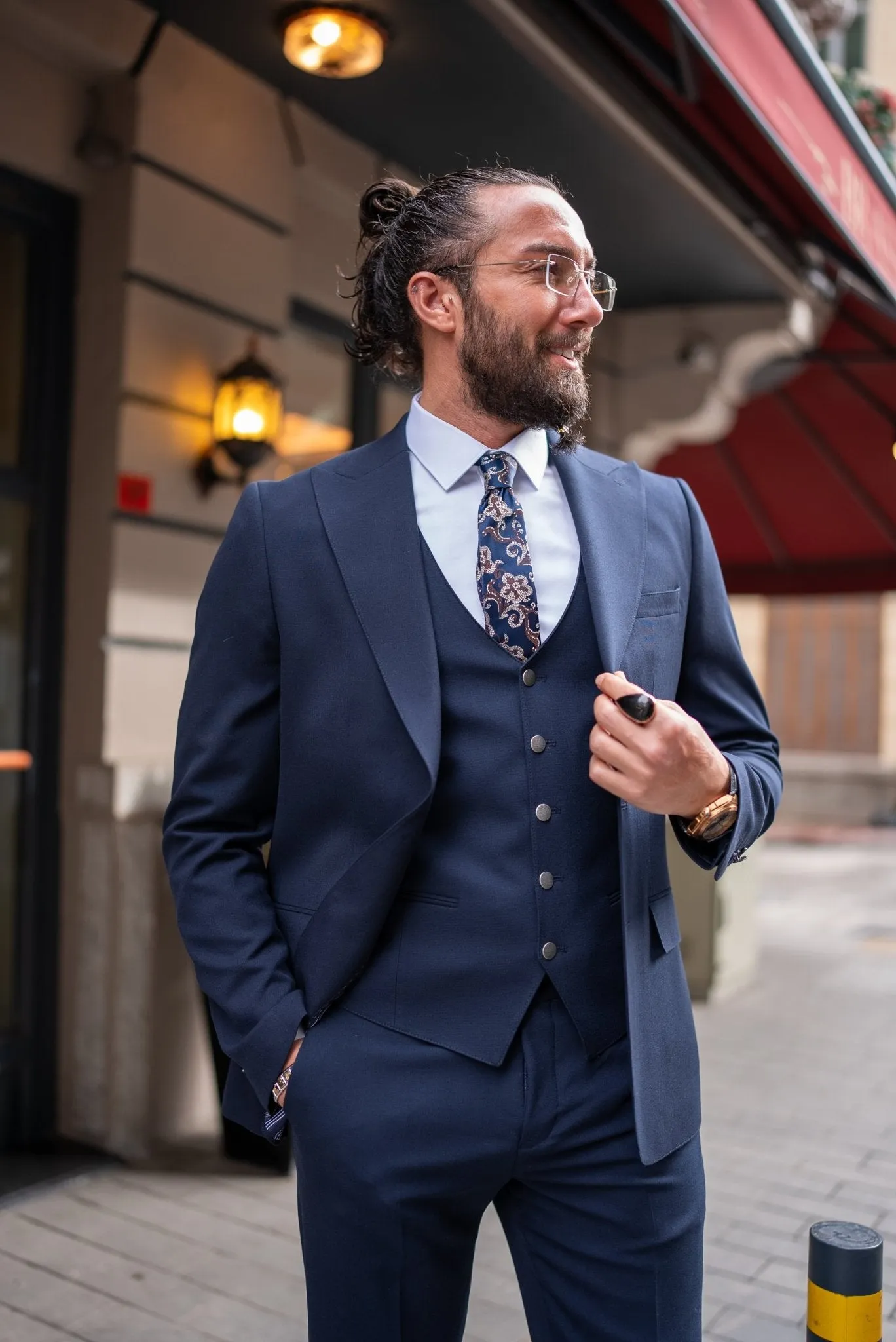 Dark blue Majesty Suit