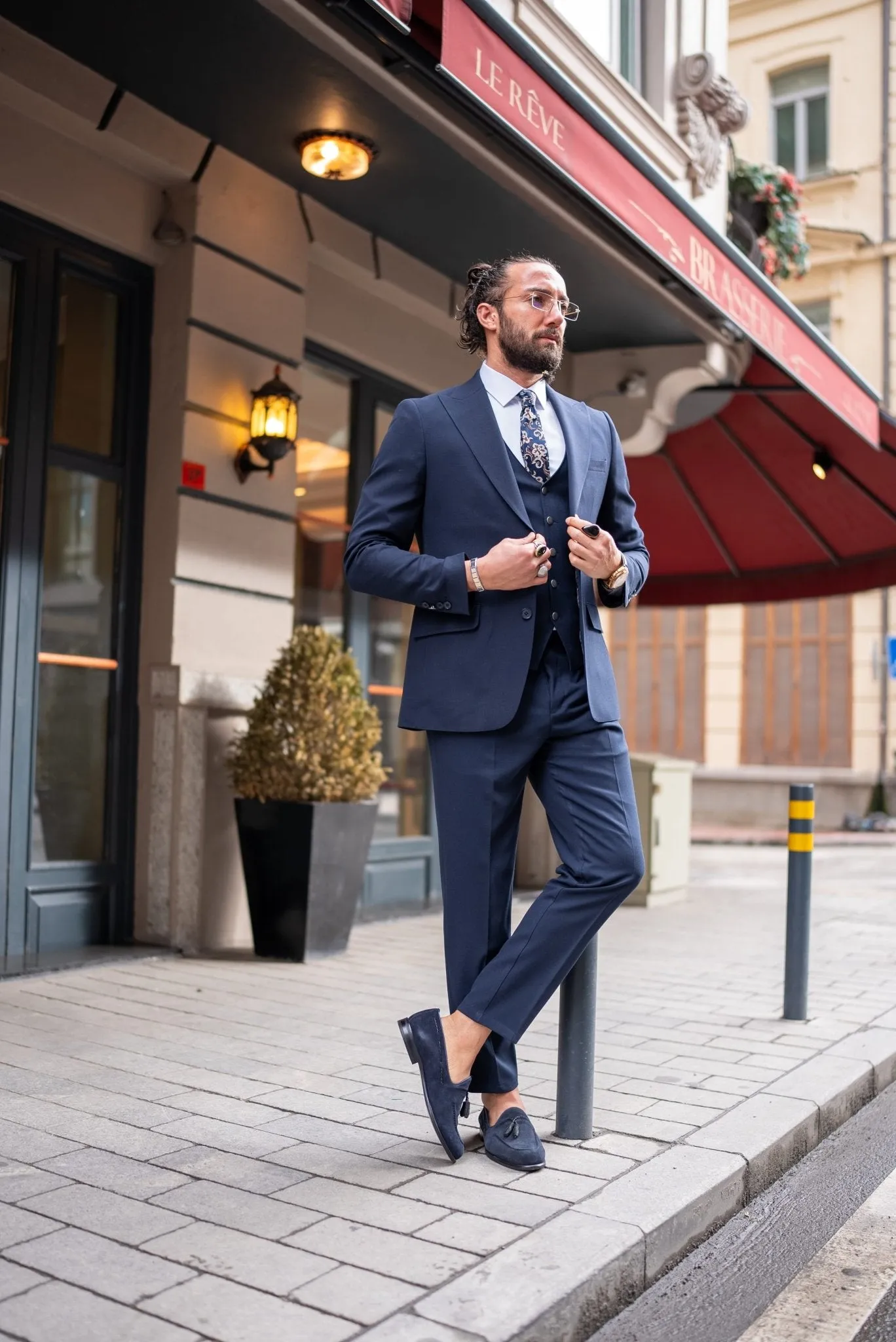Dark blue Majesty Suit