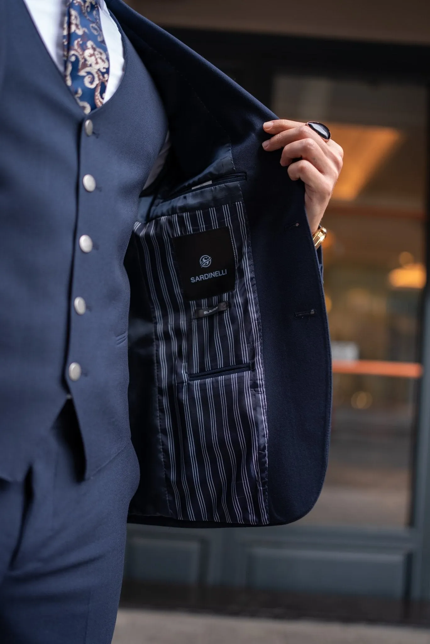 Dark blue Majesty Suit