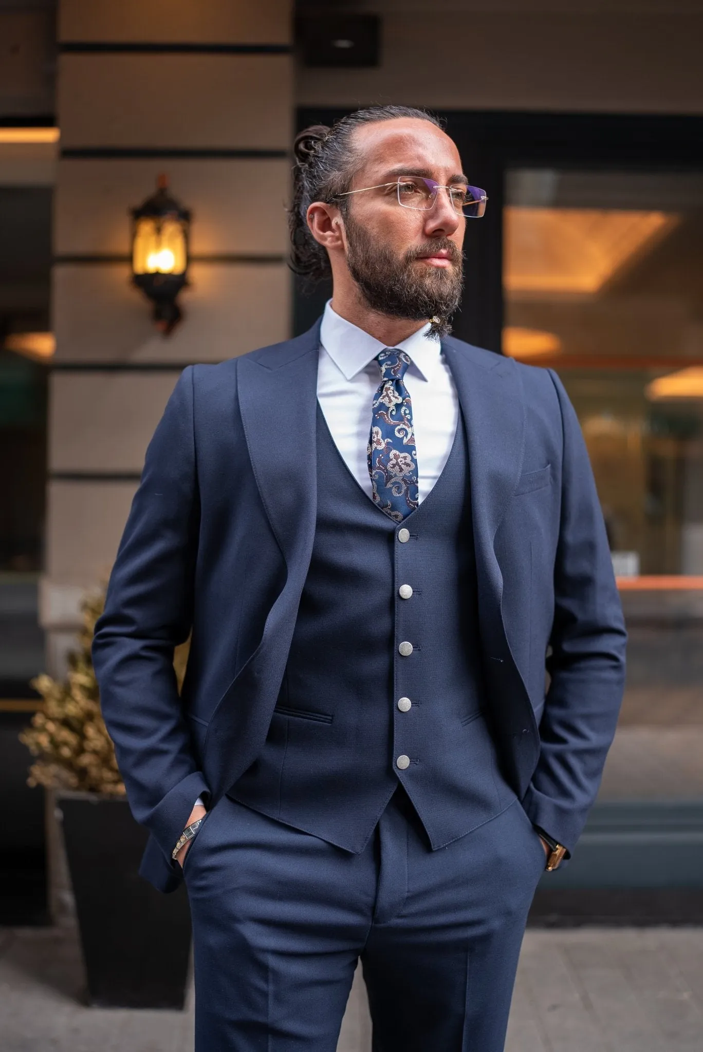 Dark blue Majesty Suit