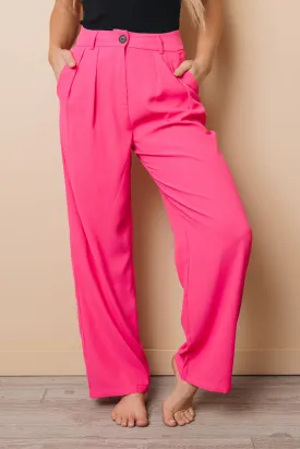DeeDee Pleated Wide Leg Casual Pants