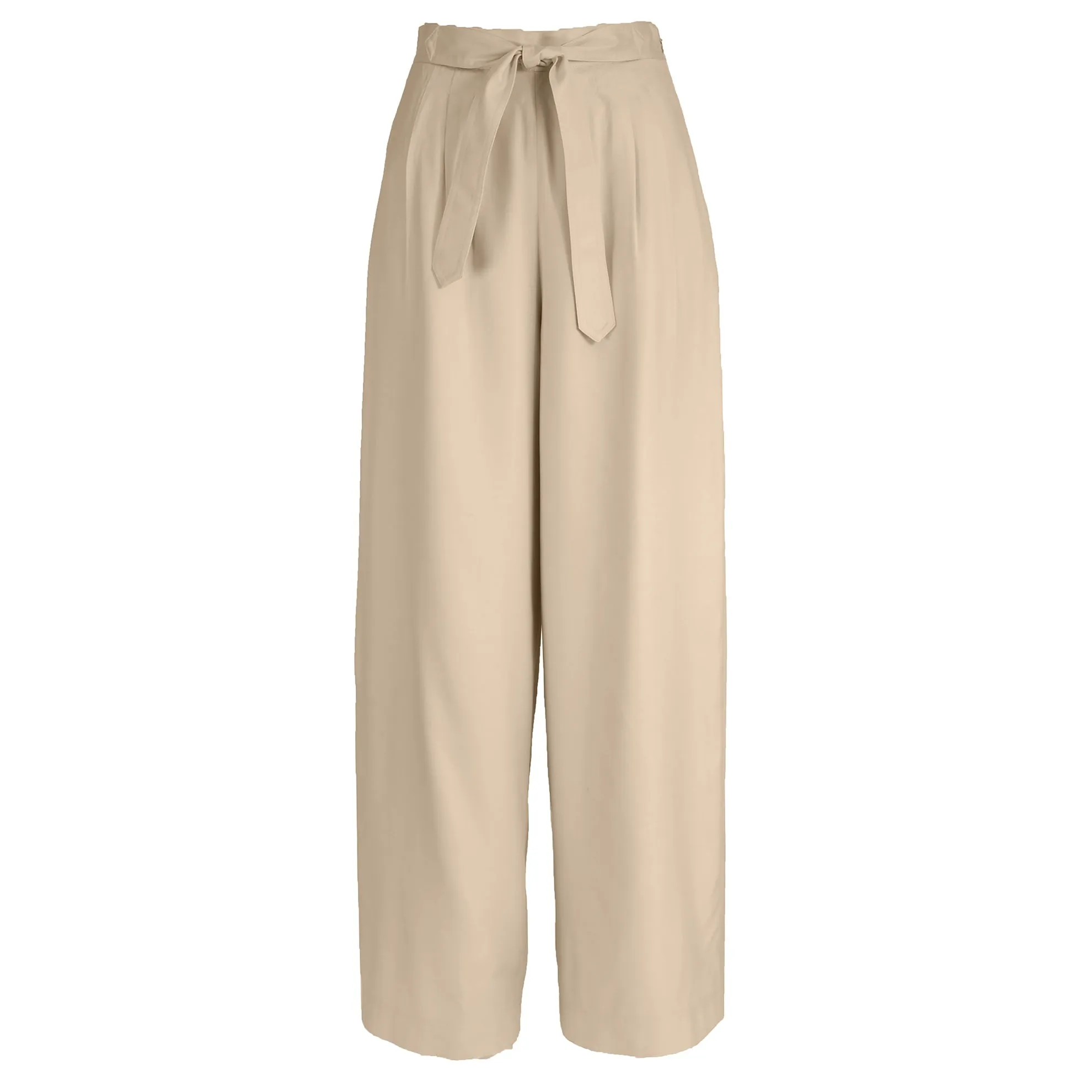 Fabrizio's 40s Tie Belt Wide Leg Pant