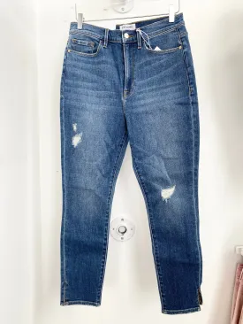 Frame - All High Rise Outseam Slit in Lago