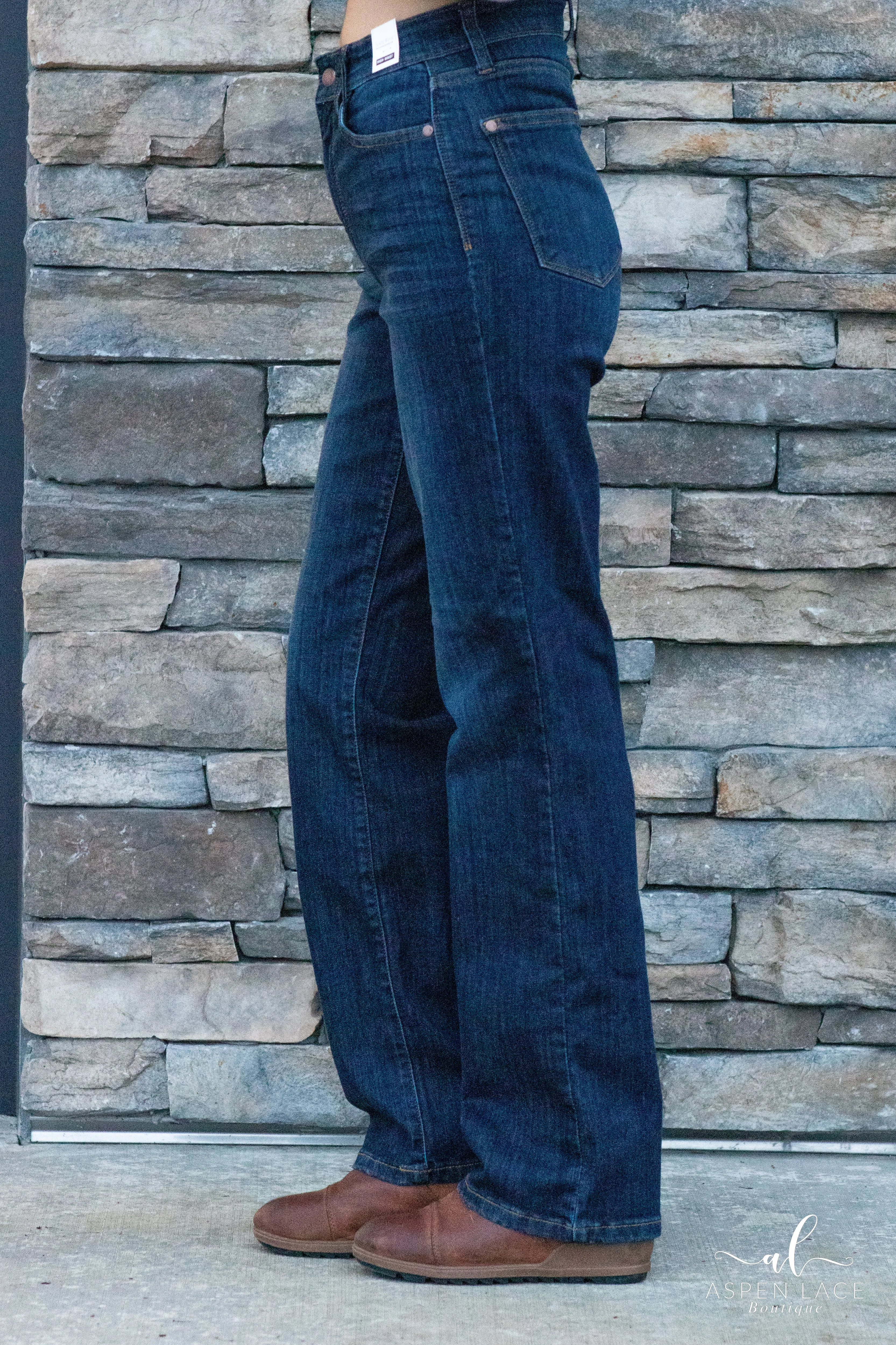 Judy Blue Maya Straight Leg Jeans (Dark Wash)