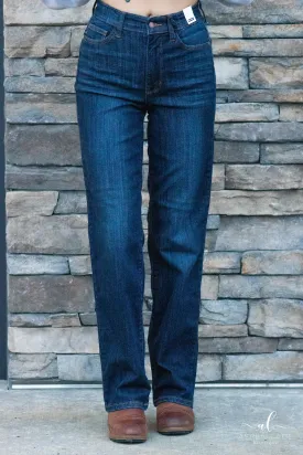 Judy Blue Maya Straight Leg Jeans (Dark Wash)