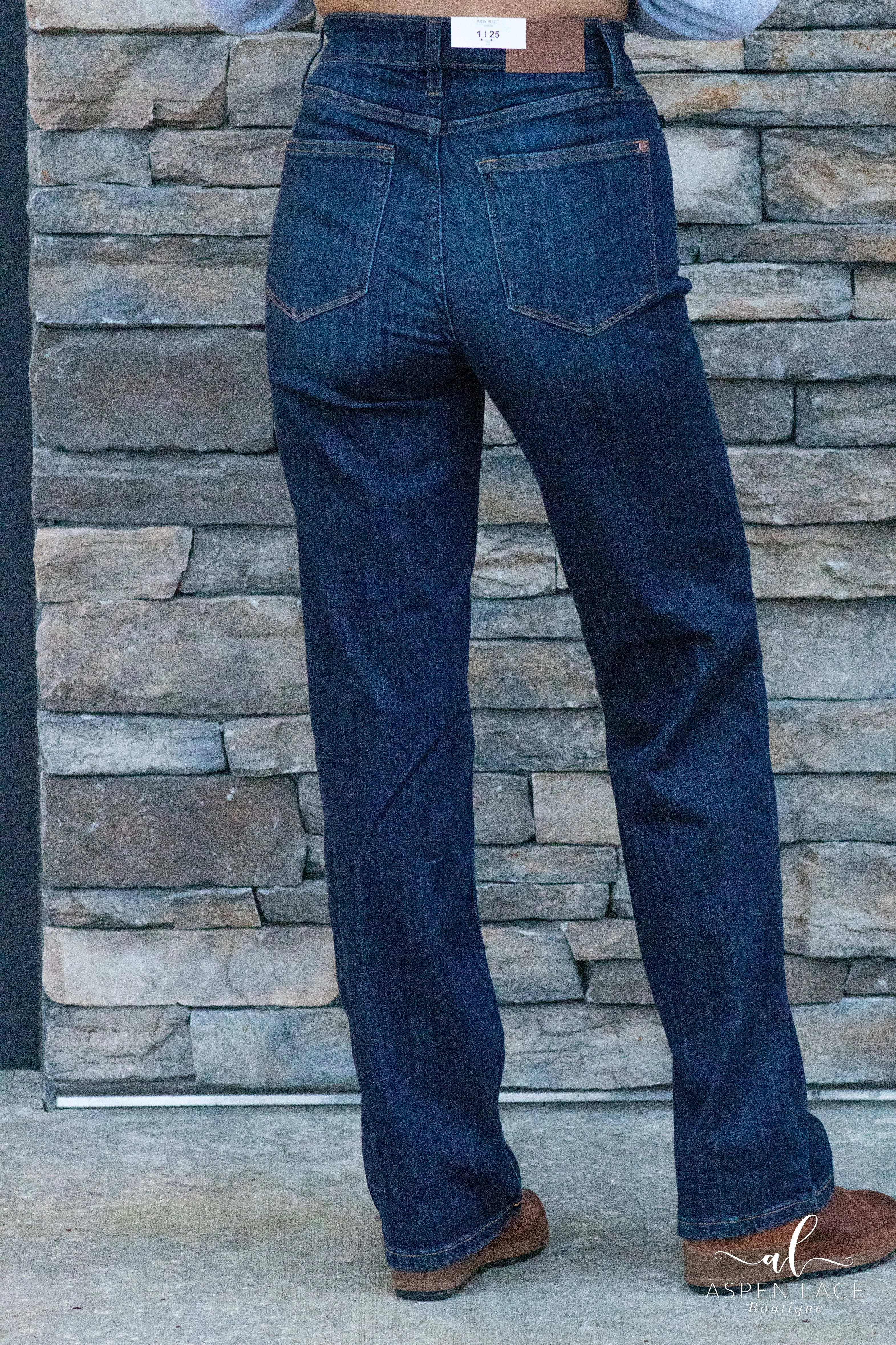 Judy Blue Maya Straight Leg Jeans (Dark Wash)