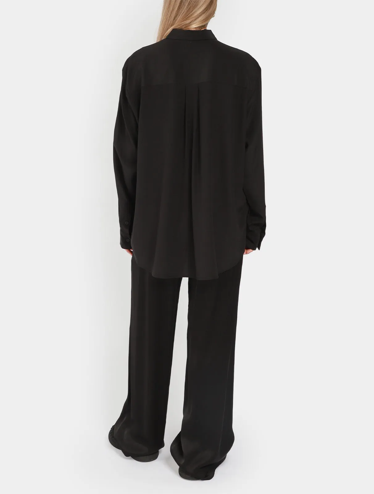 Long Sleeve Silk Shirt