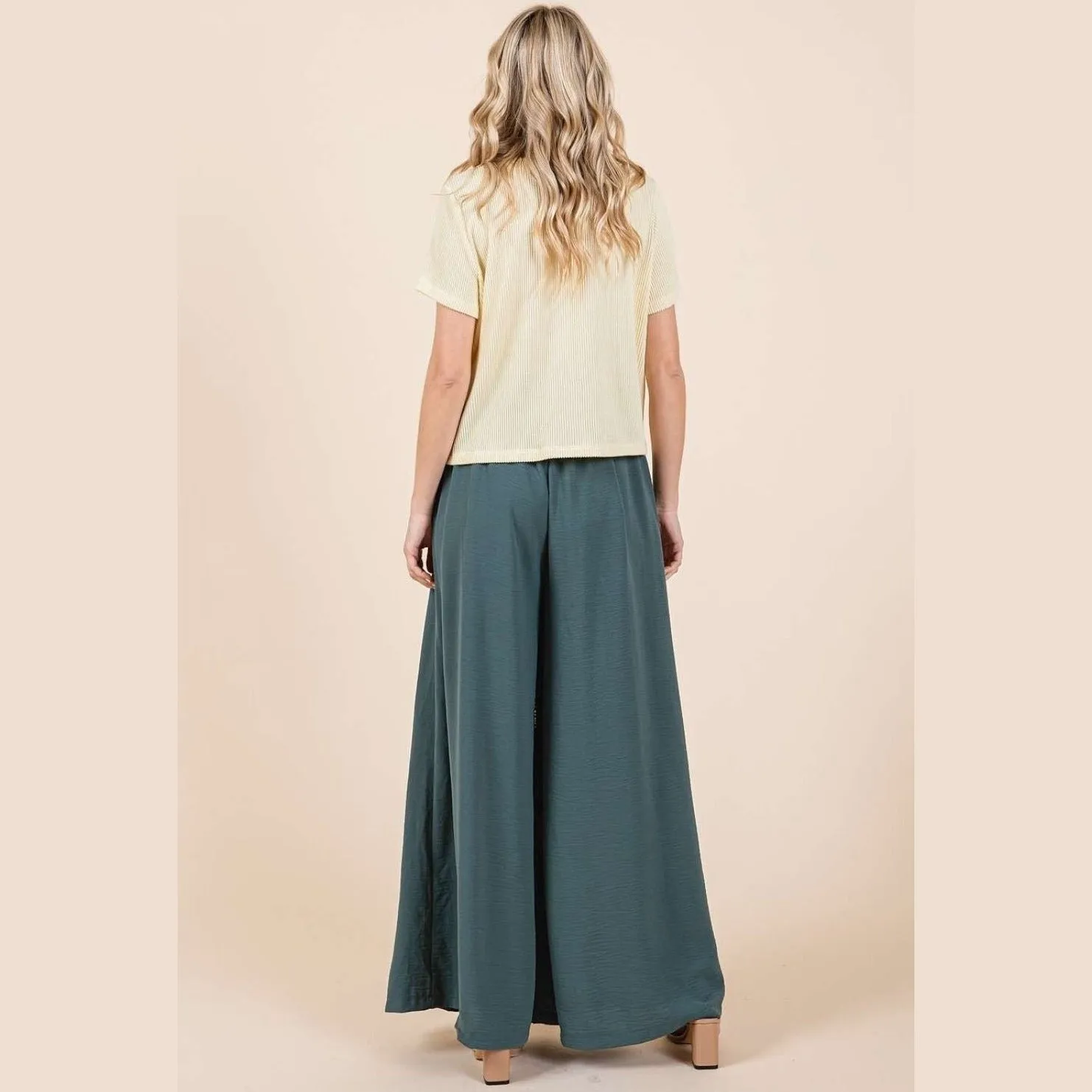 Madeline Pleated Wide Leg Pants