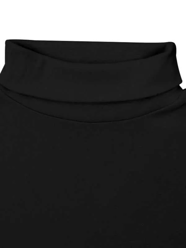 Men's Solid Color Turtleneck Long Sleeve T-Shirt