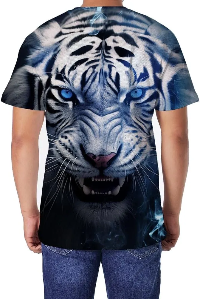 Men's T-Shirt Men 3D Cool Graphic Short Sleeve Tee Shirts S-3XL