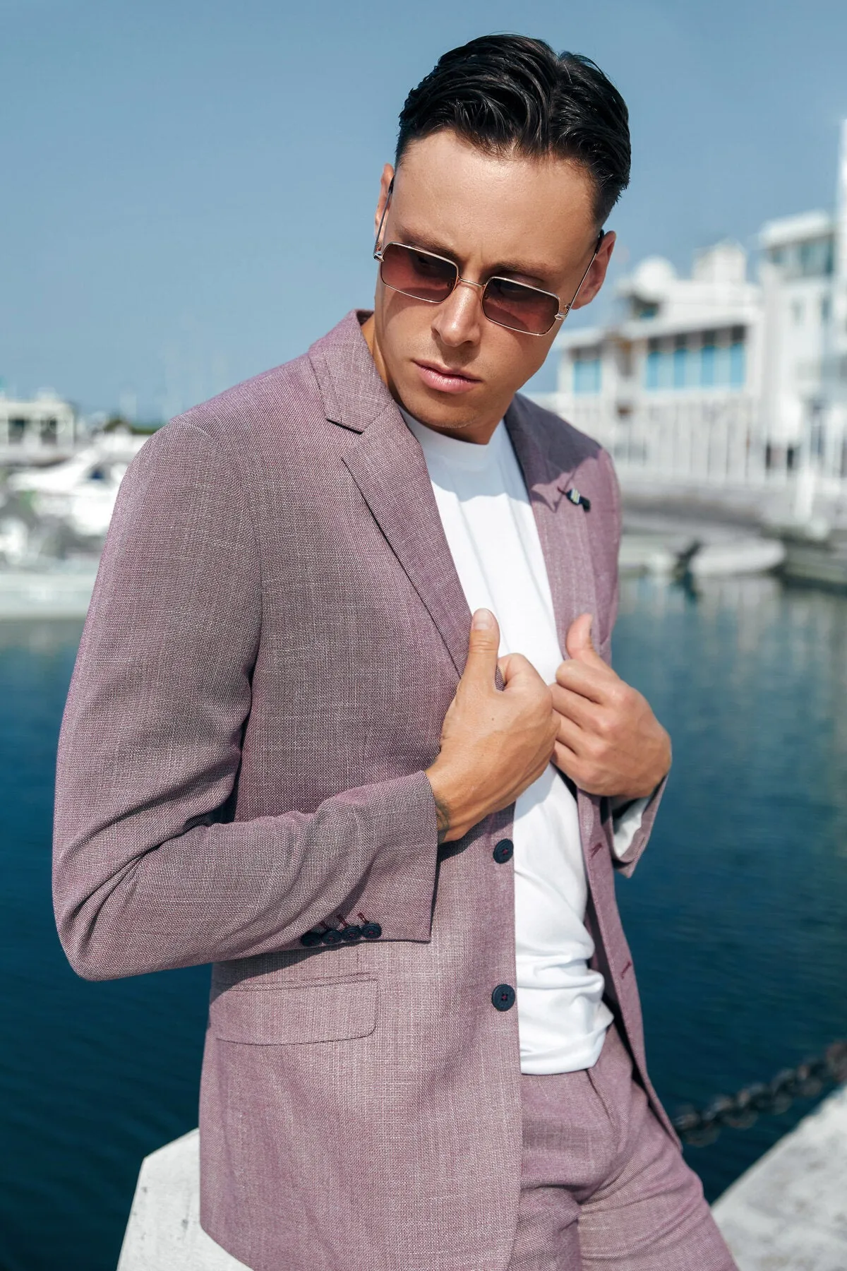 Miami Lilac 2 Piece Wedding Suit