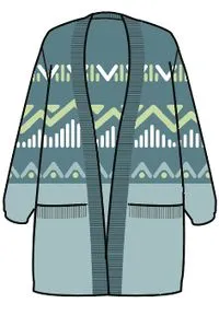 Nettle Recycled Knitted Cardigan - Arctic
