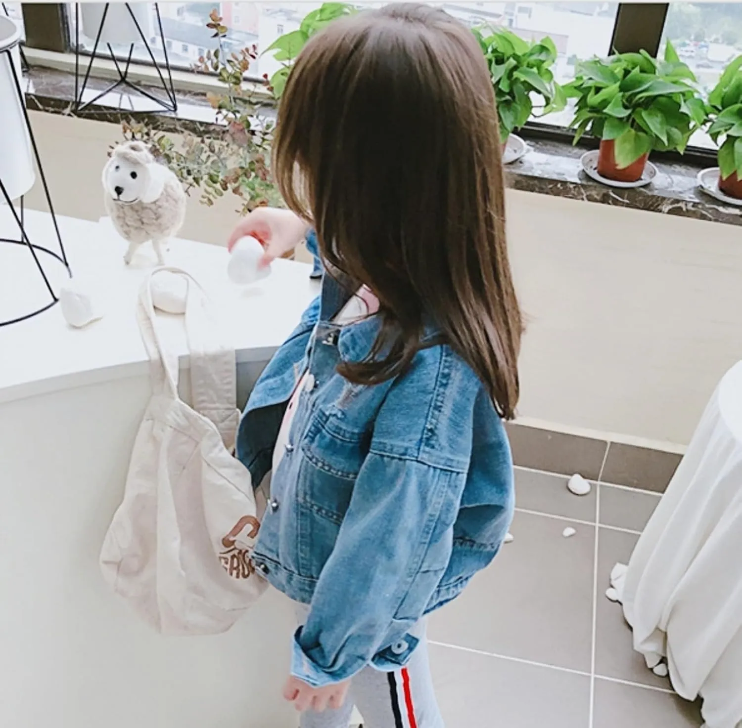 Ohrwurm Girl Denim Jacket Button Down Jean Jakcets Long Sleeve Denim Top Coat Outwear
