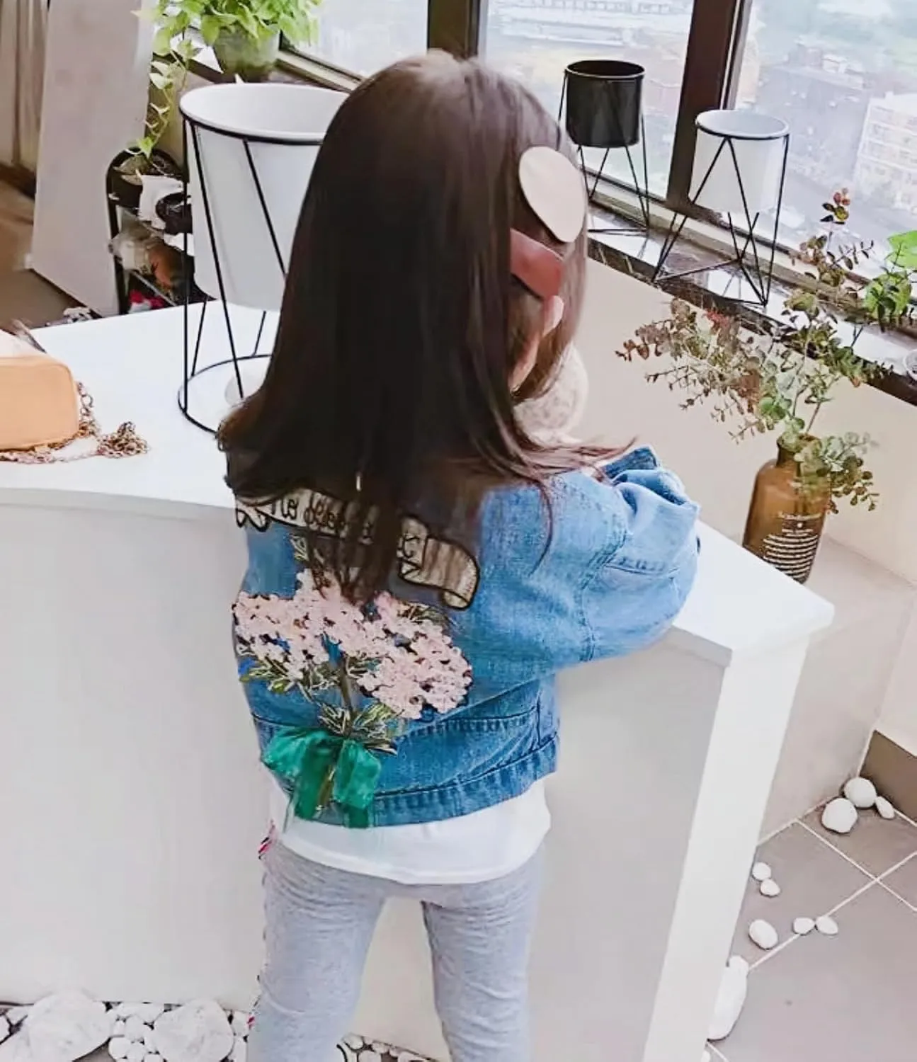 Ohrwurm Girl Denim Jacket Button Down Jean Jakcets Long Sleeve Denim Top Coat Outwear