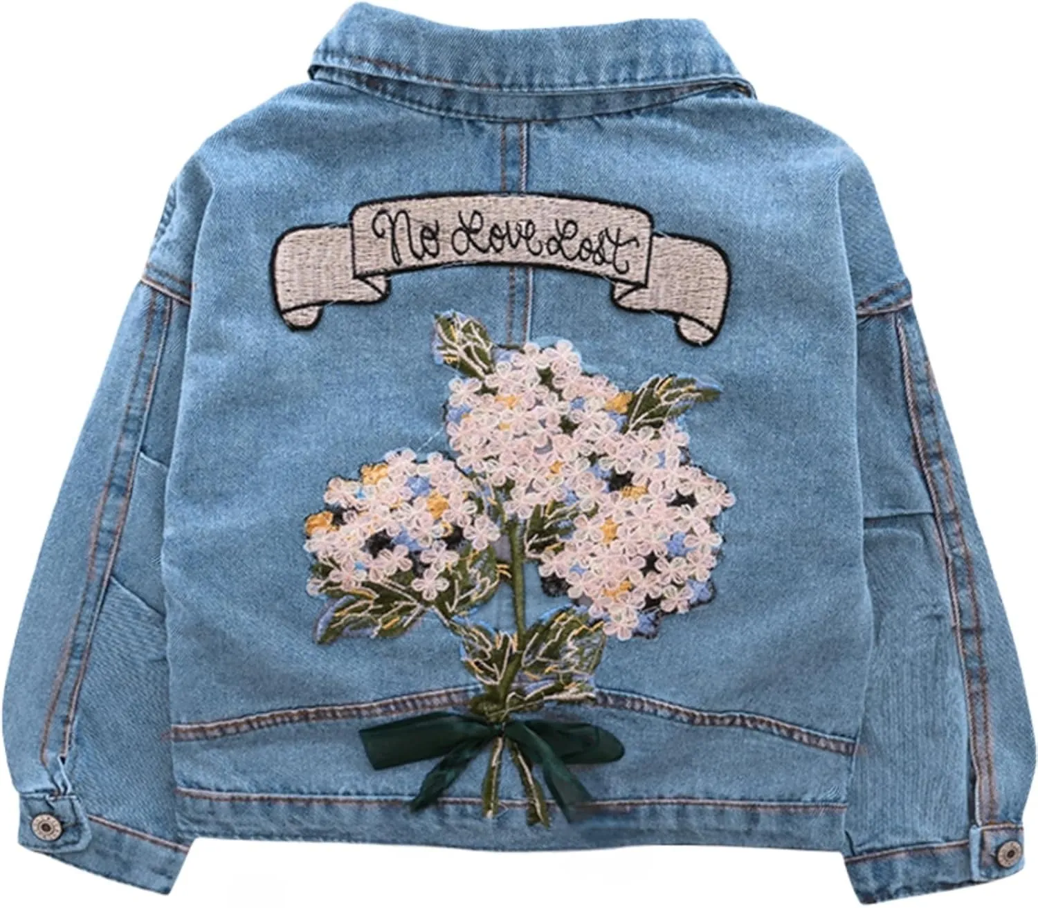 Ohrwurm Girl Denim Jacket Button Down Jean Jakcets Long Sleeve Denim Top Coat Outwear