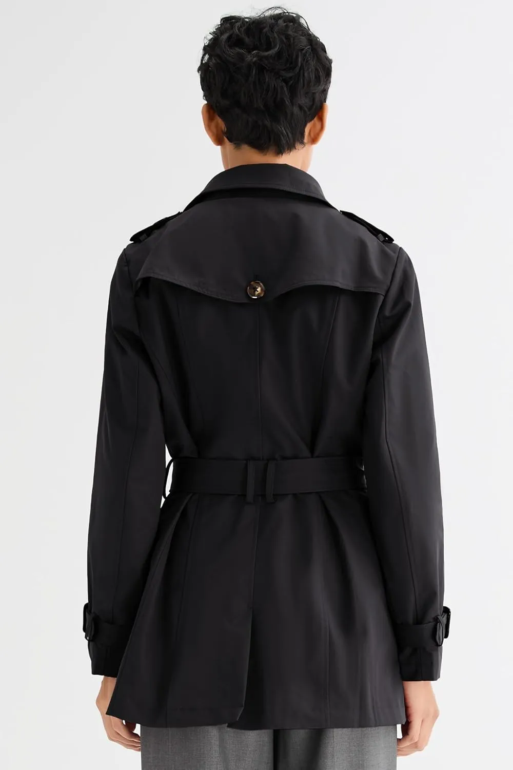 Orolay Women's Double Breasted Trench Coat Windbreaker Jacket with Belt