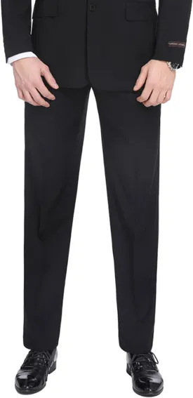 P&L Men's Suit Separates Classic Fit Flat Front Dress Pants & Formal Suit Jacket