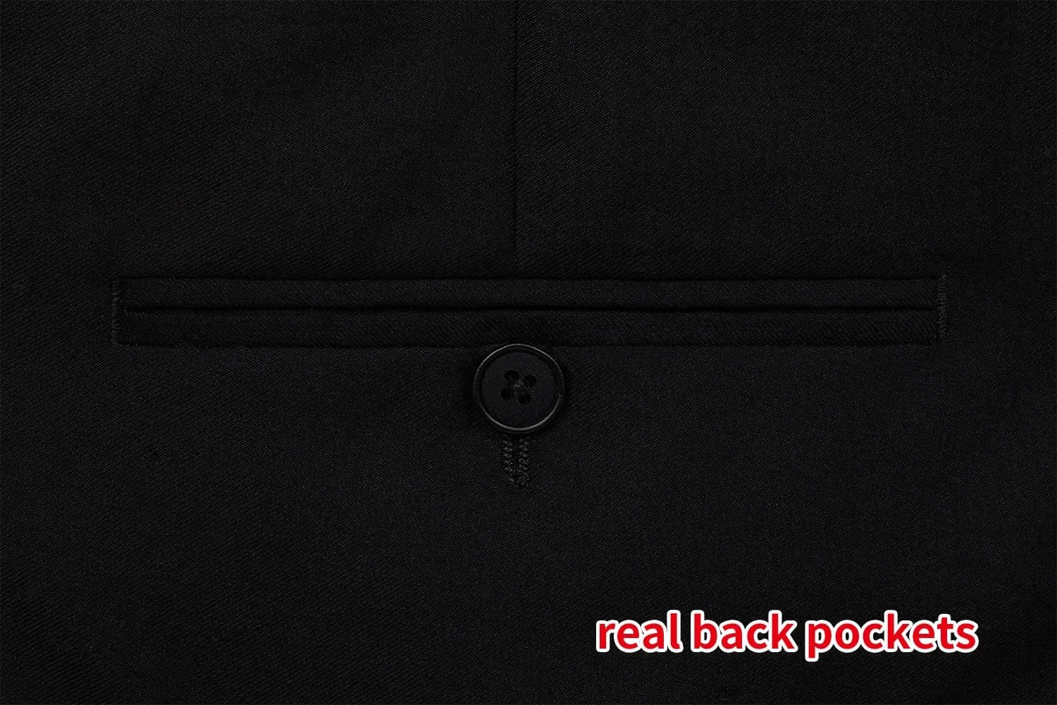 P&L Men's Suit Separates Classic Fit Flat Front Dress Pants & Formal Suit Jacket