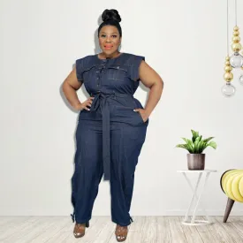 Short Sleeve Plus Size Romper