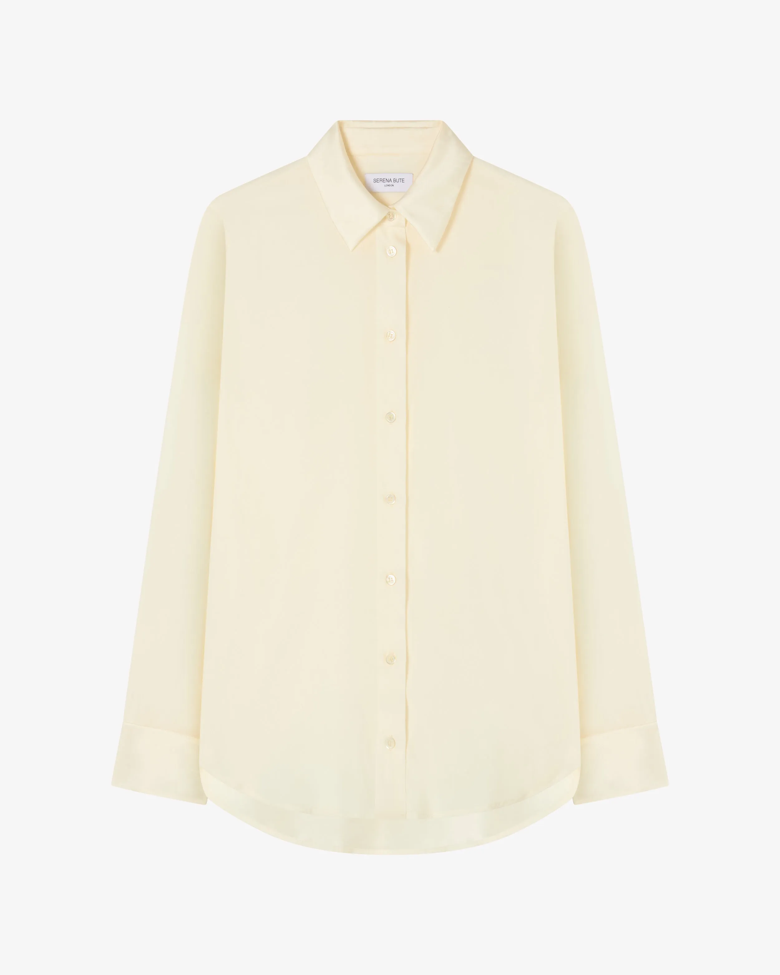 Silk Classic Shirt - Cream