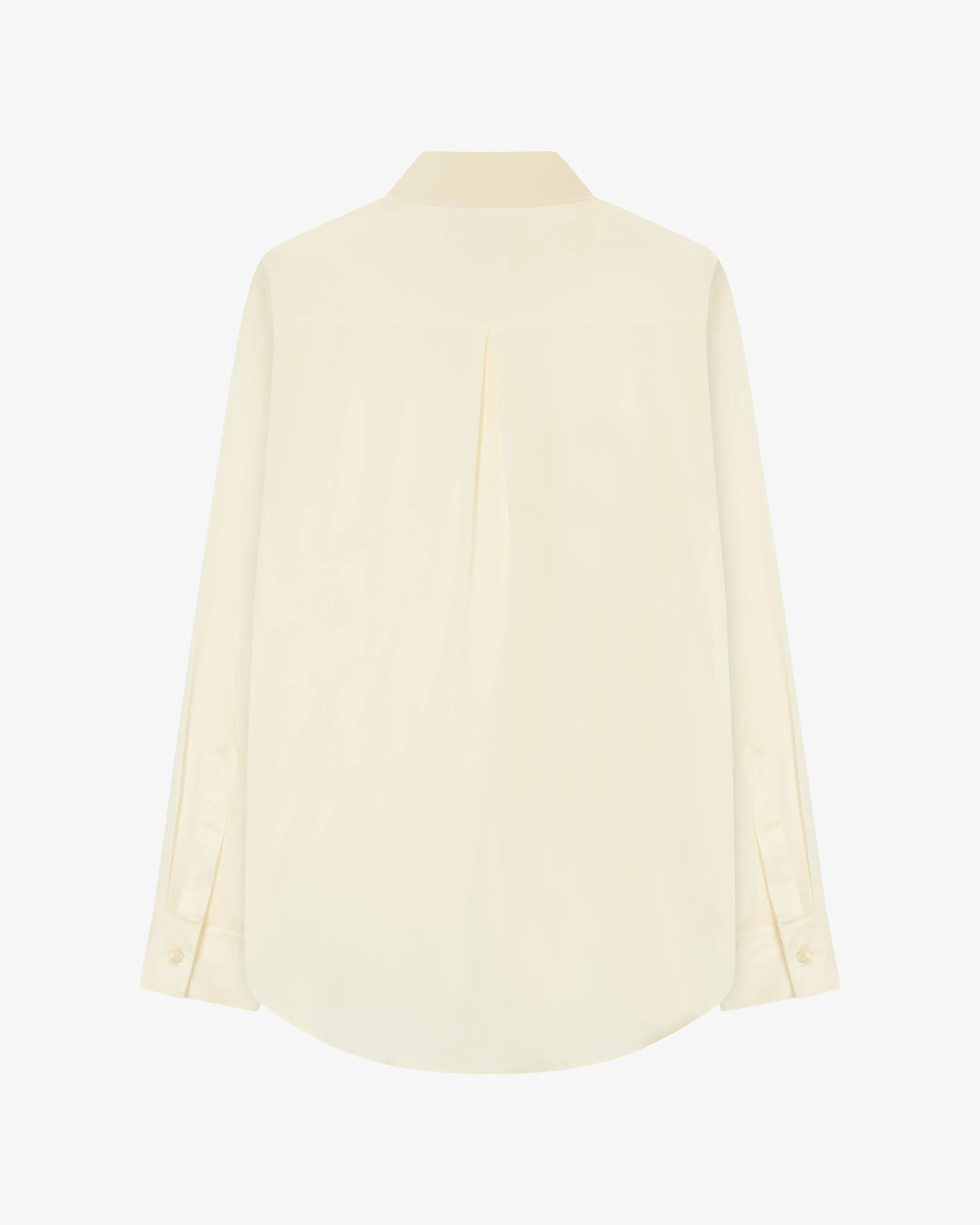 Silk Classic Shirt - Cream