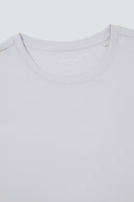 Softex Crew Neck T-Shirt | Light Grey GYFL01