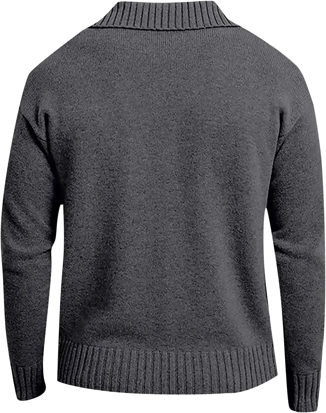 Sport Jackets for Men Men's Fashion Loose Cardigan Warm Jacket Sweater Stand Collar Knitting Coat Jackets