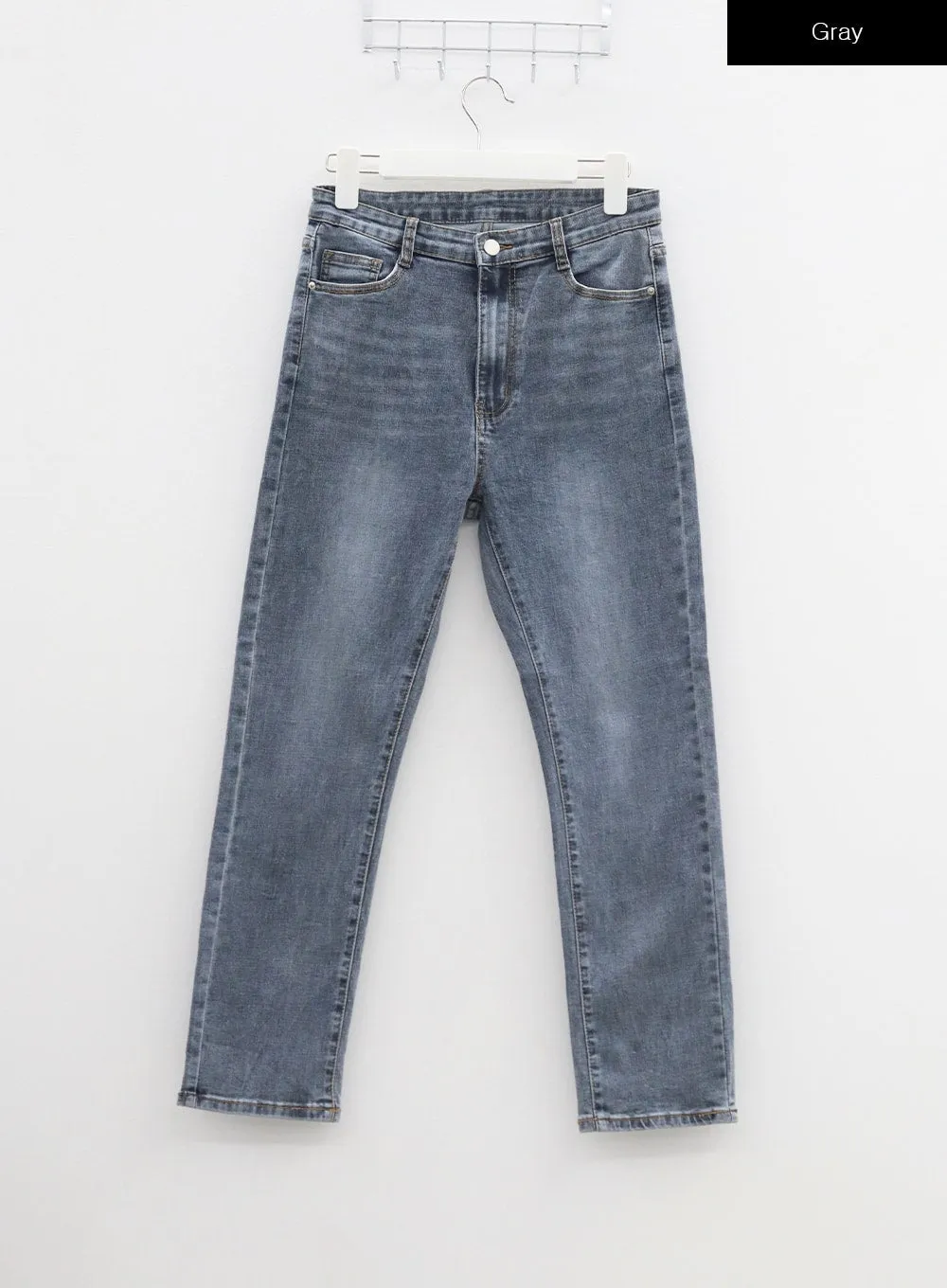 Straight Leg Ankle Jeans BF316