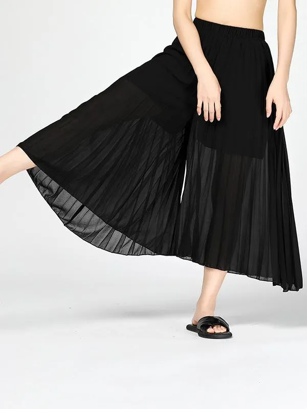 Vintage Designed Chiffon Pants