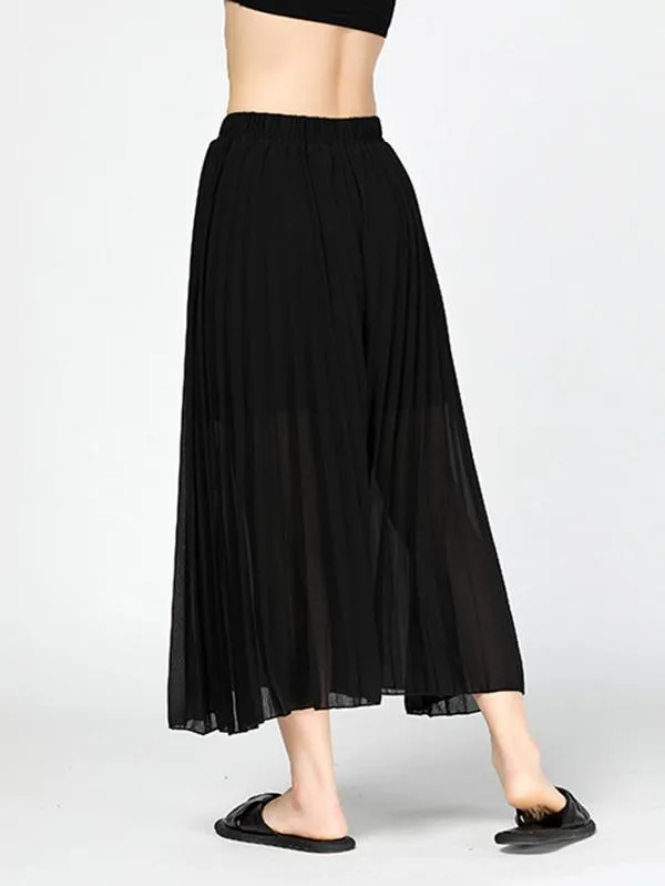 Vintage Designed Chiffon Pants