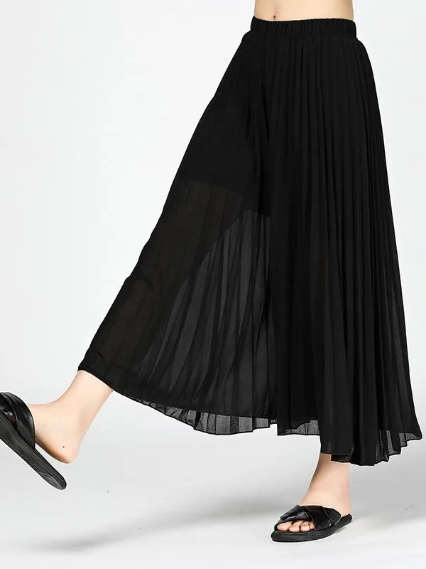 Vintage Designed Chiffon Pants