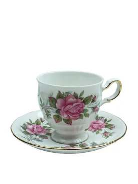 VINTAGE Queen Anna  SERENITY  TEA CUP AND SAUCER BONE CHINA