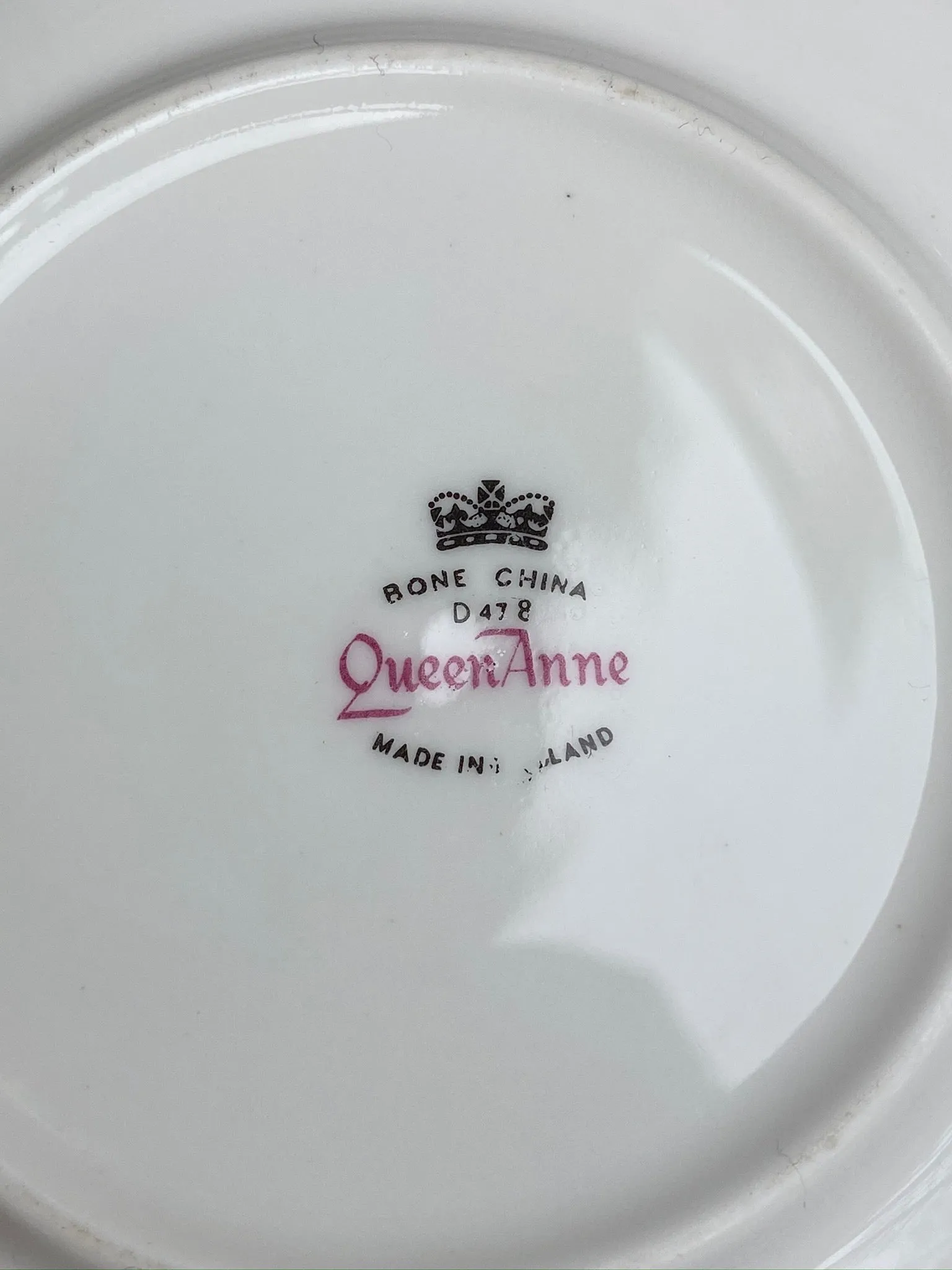 VINTAGE Queen Anna  SERENITY  TEA CUP AND SAUCER BONE CHINA
