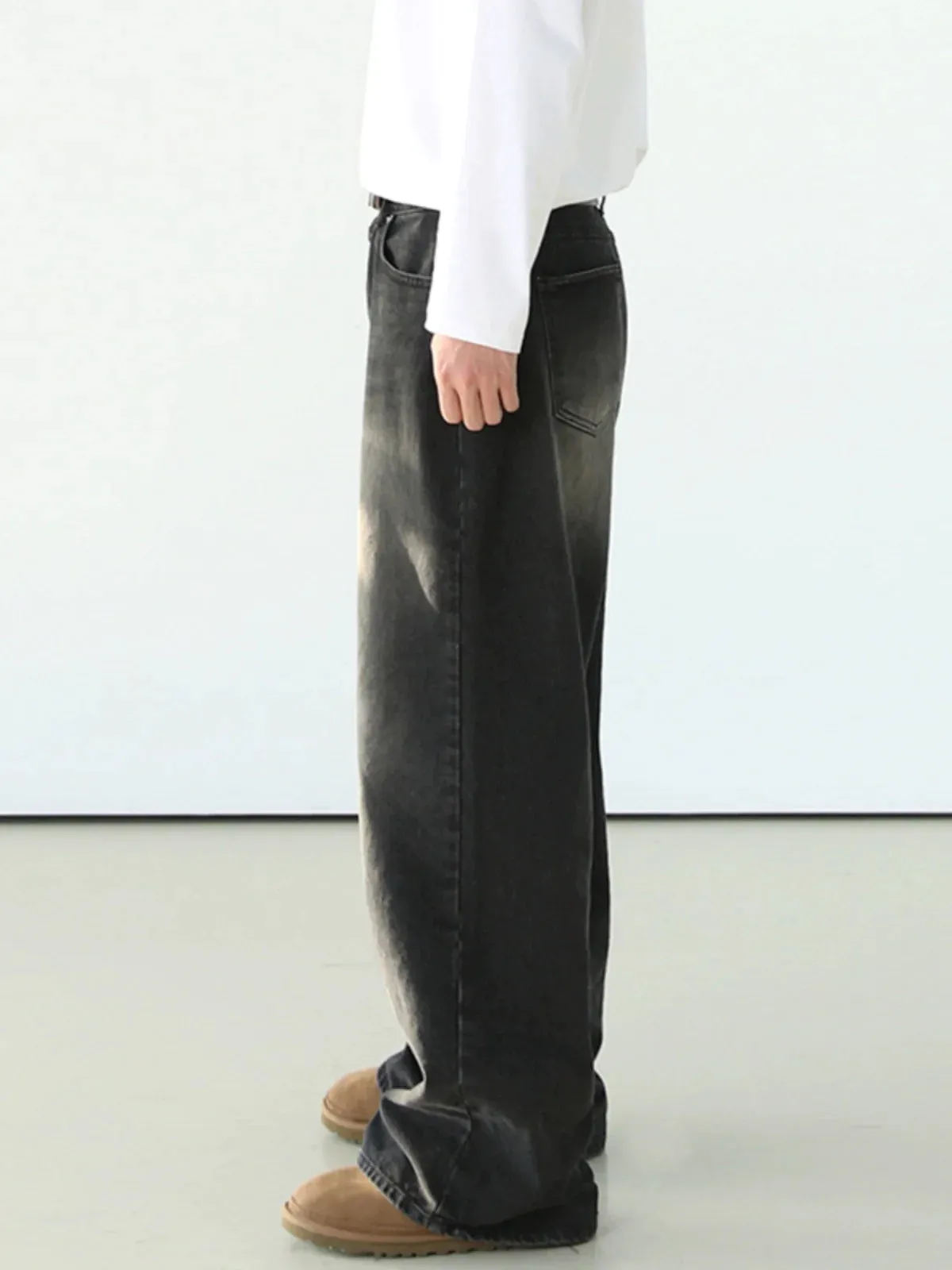 Wide Straight Leg Jeans