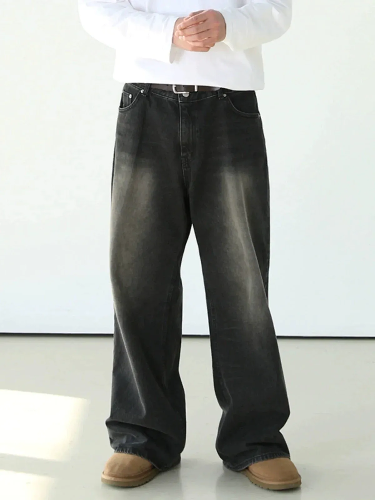 Wide Straight Leg Jeans