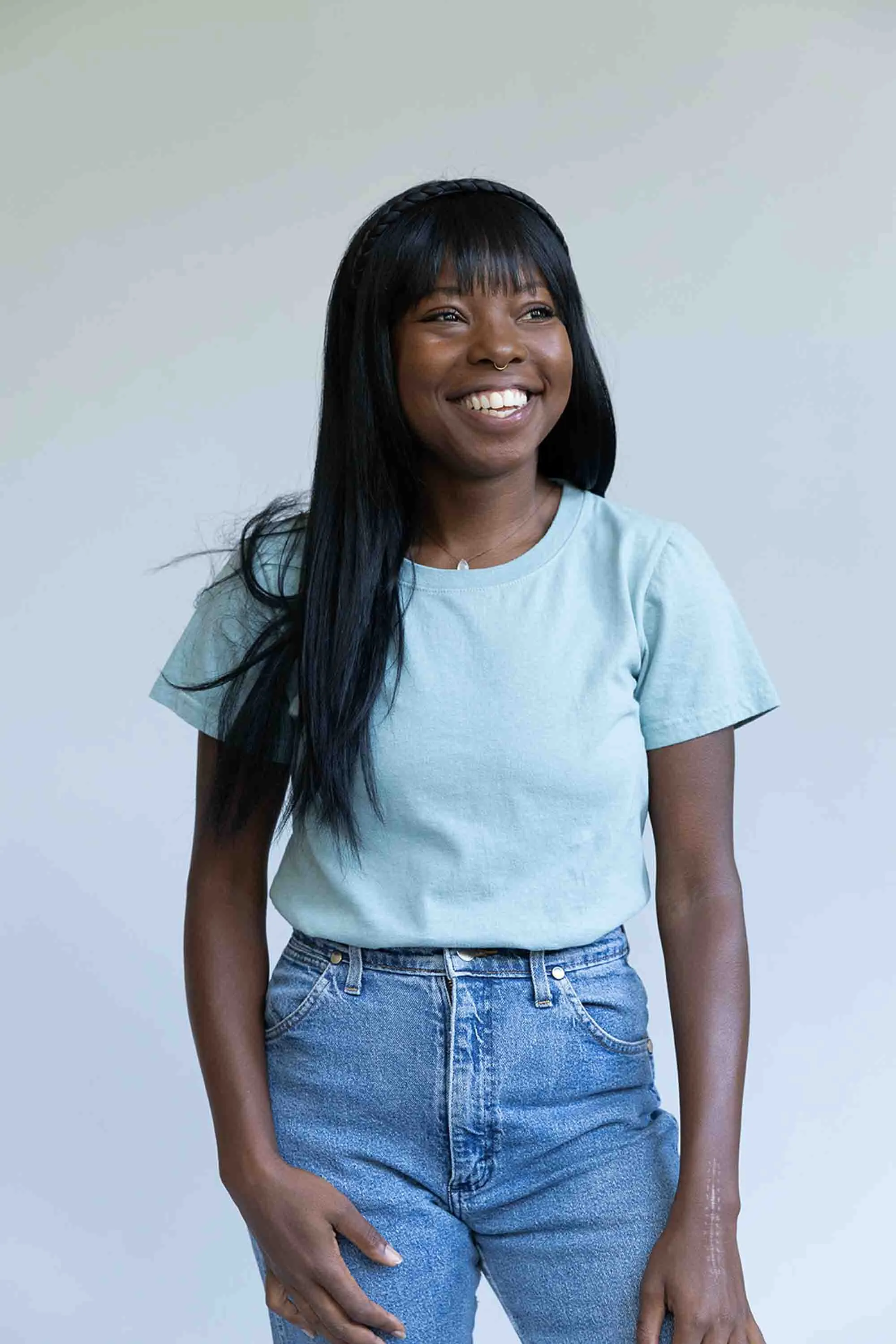 Women's North Carolina Cotton T-Shirt - Vintage Blue