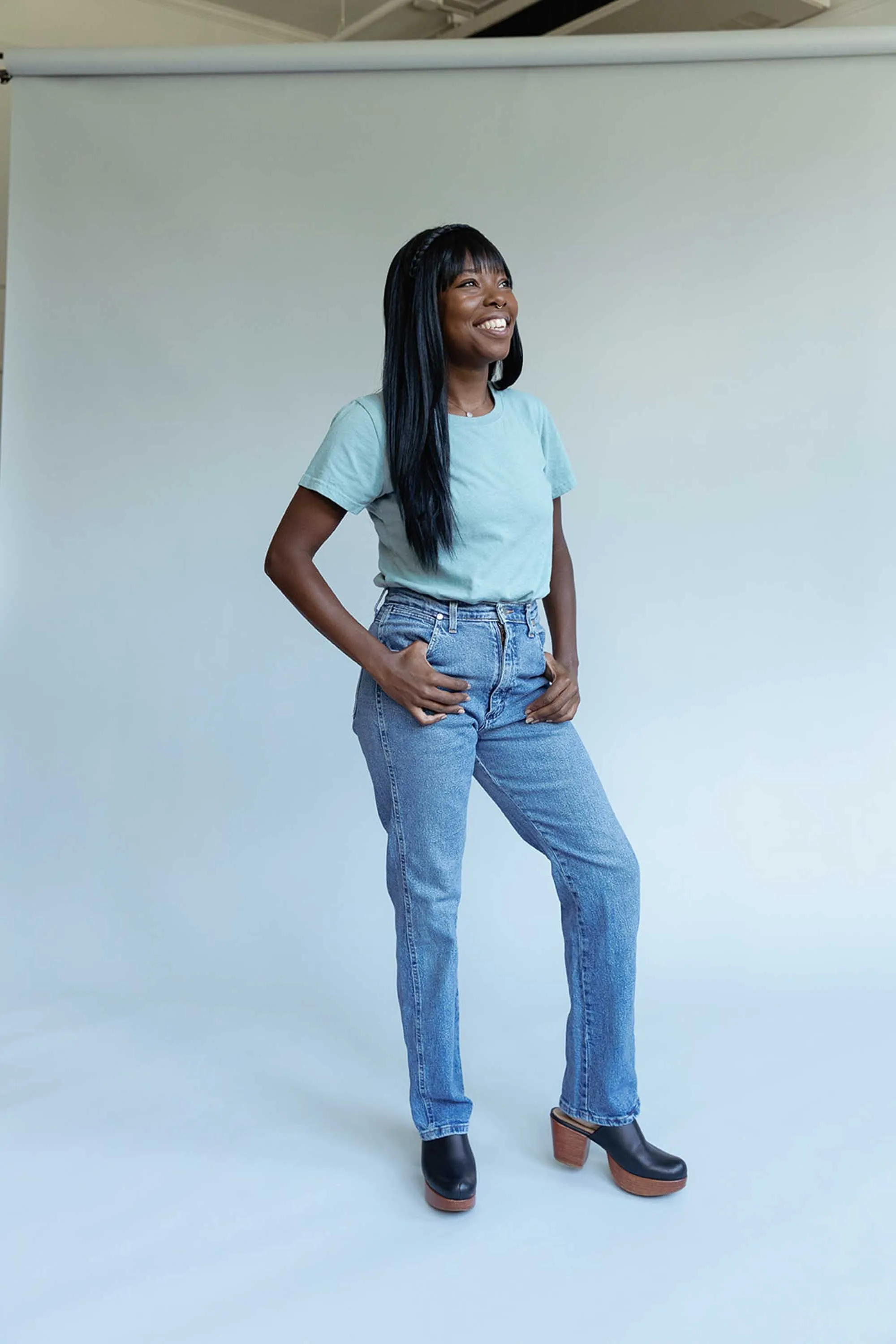 Women's North Carolina Cotton T-Shirt - Vintage Blue