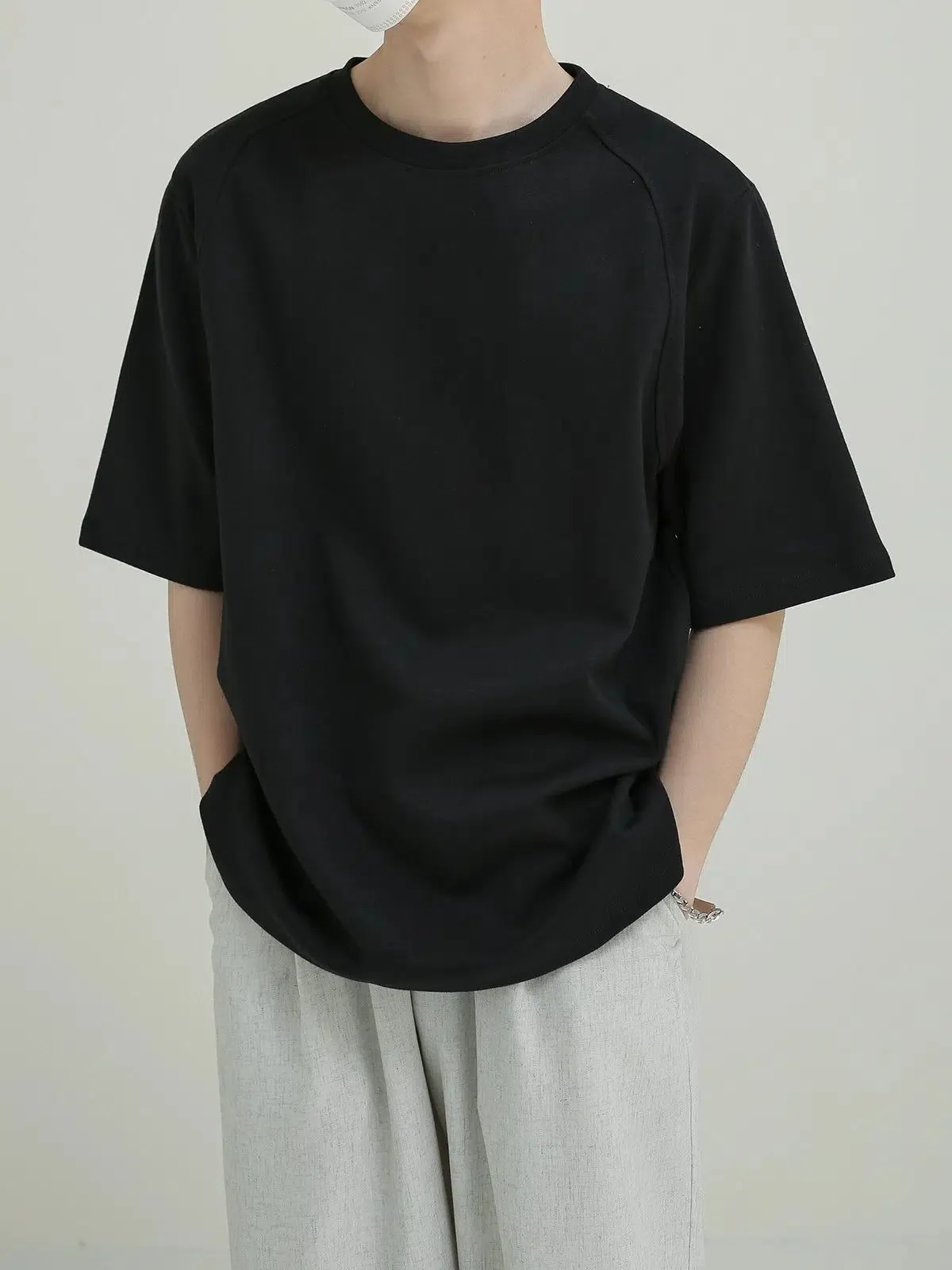Zhou Solid Color Regular Fit T-Shirt