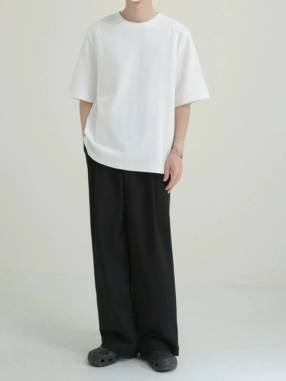 Zhou Solid Color Regular Fit T-Shirt