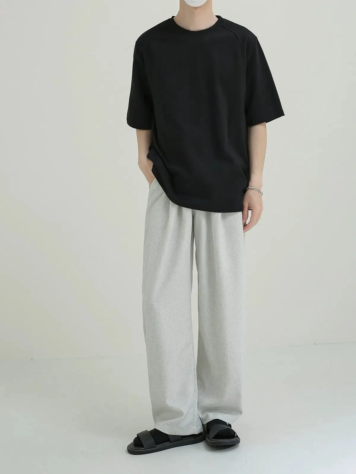 Zhou Solid Color Regular Fit T-Shirt